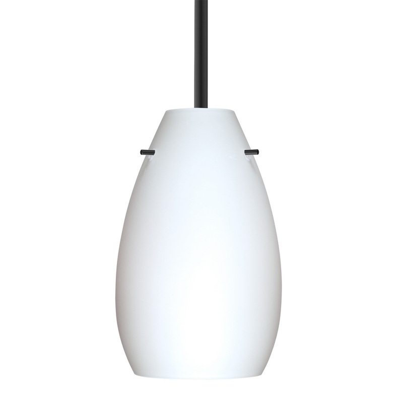 Besa 1TT-412607-LED-BK Besa Pera 9 Stem Pendant LED Pendant Black