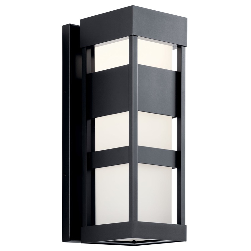 Kichler 59036BKLED LED Outdoor Wall Mount, Black