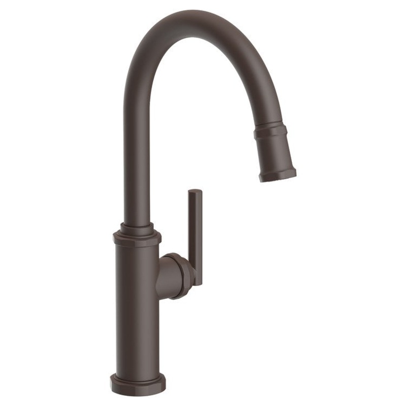 Kitchen Faucet Heaney 1 Lever ADA Oil Rubbed Bronze Pull Down Spout Height 10-3/4 Inch 1.8 Gallons per Minute