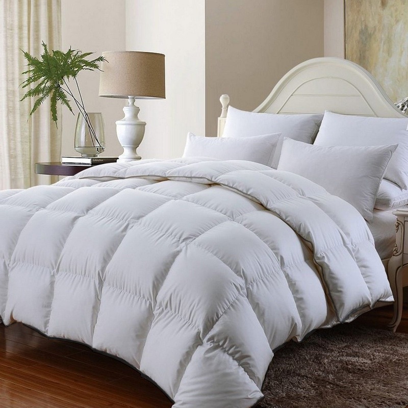 Royal Comfort 350GSM Luxury Soft Bamboo All-Seasons Quilt Duvet  – Single – White