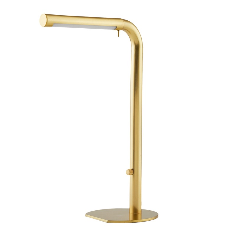 Arteriors 49540 Sadie One Light Table Lamp Antique Brass