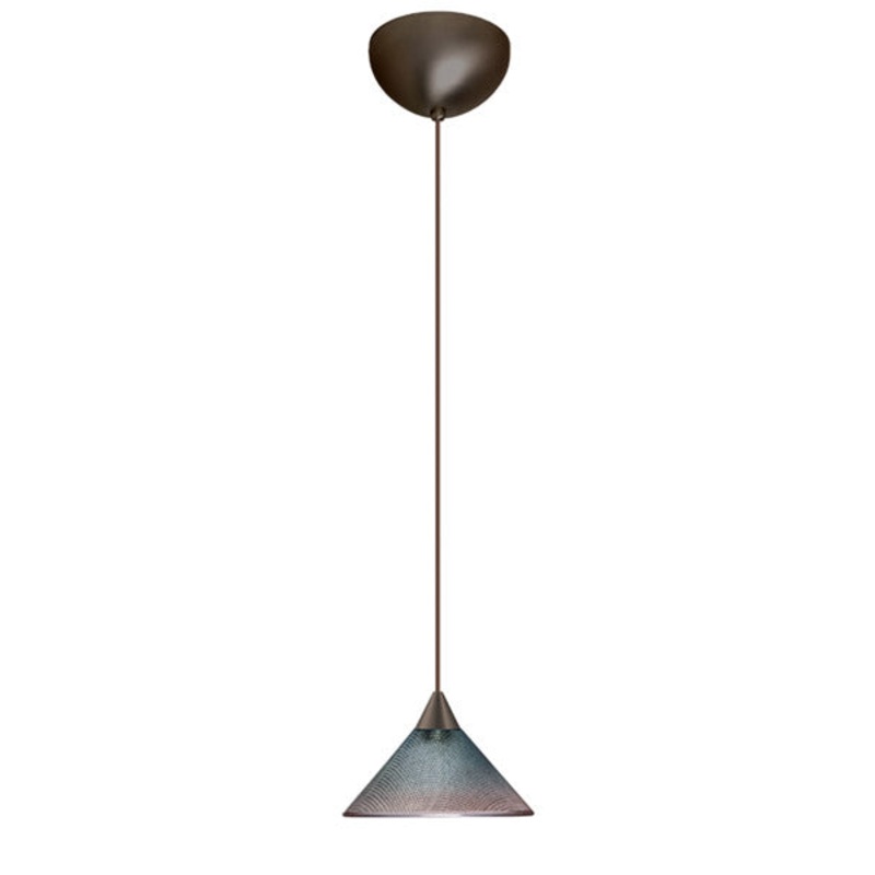 Besa 1XC-117691-BR Kona One Light Pendant Bronze