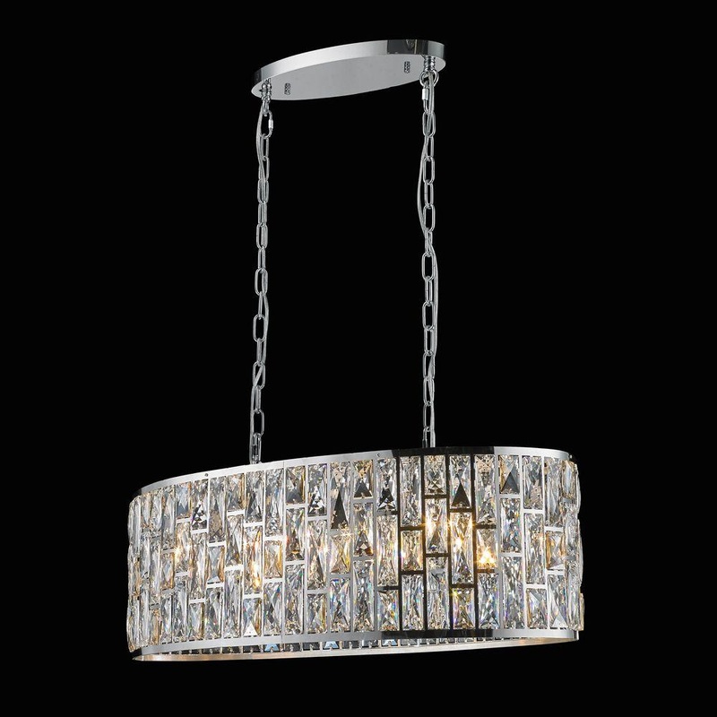 Camden 8-Light Chandelier Chrome