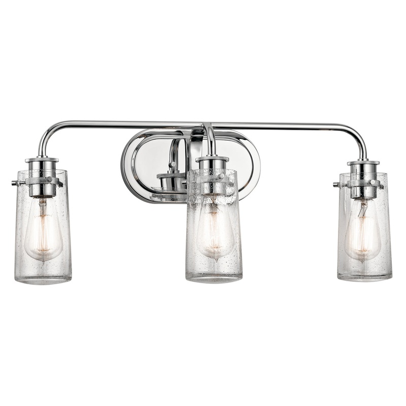 Kichler 45459CH Three Light Bath, Chrome