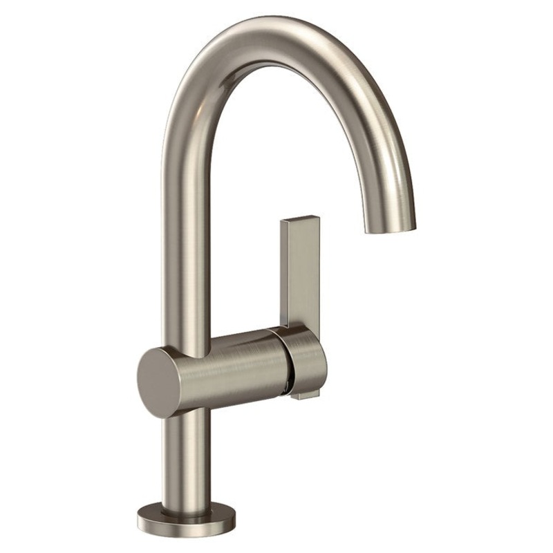 Lavatory Faucet Priya 1 Lever ADA WaterSense Antique Nickel 1.2 Gallons per Minute Pop-Up 1 Hole