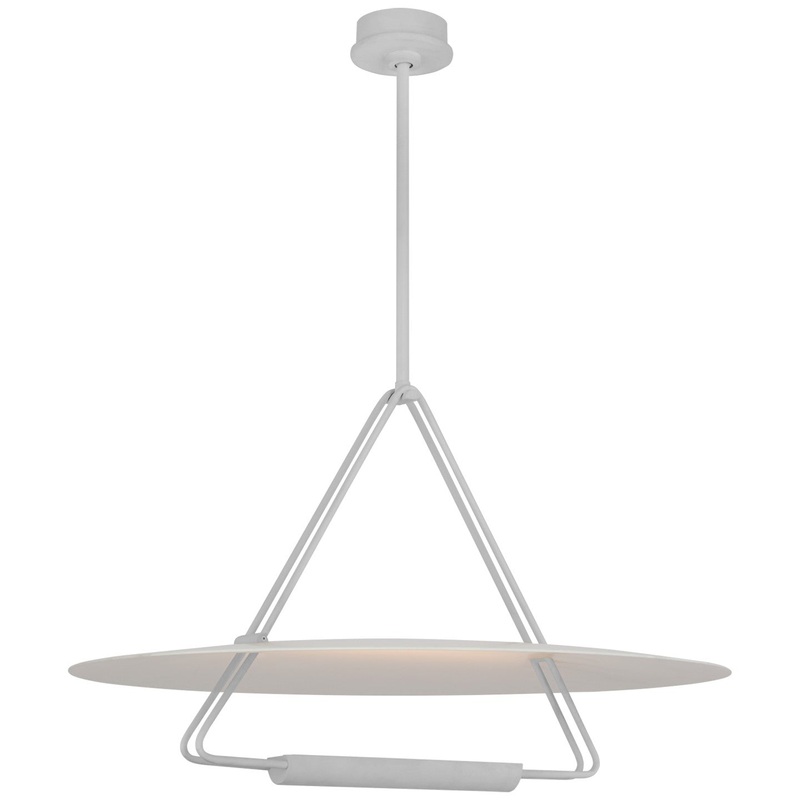 LED Chandelier from the Teline Collection in Matte White Finish by Visual Comfort Signature