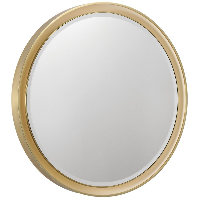 LED Mirror from the Tricia Collection in Hand-Rubbed Antique Brass Finish by Visual Comfort Signature