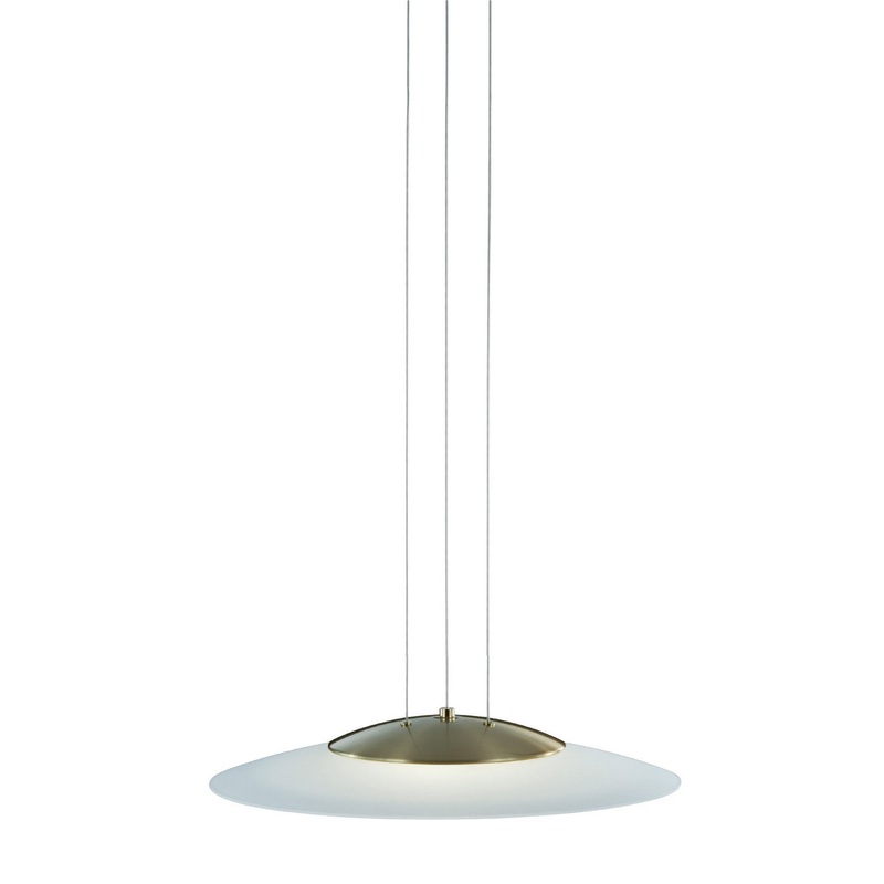 LED Pendant from the Dakar Collection in Brass Matte Finish by Arnsberg