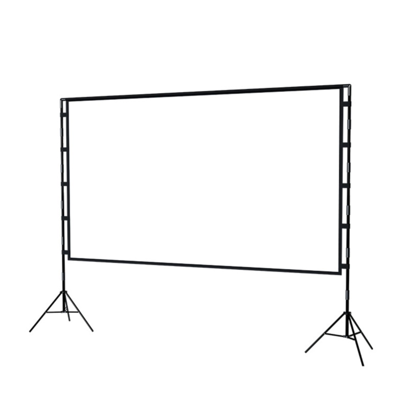 120 Portable Movie Projector Screen – Outdoor Indoor 16:9 4K Tripod Stand Case