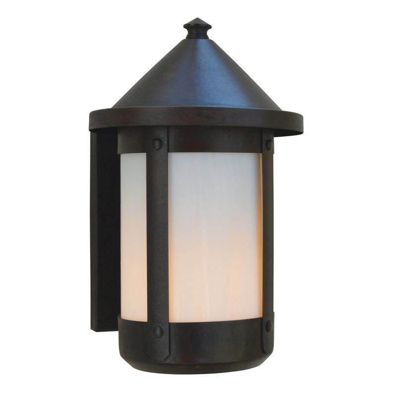 Arroyo BS-8RWO-BZ Berkeley One Light Wall Mount Bronze