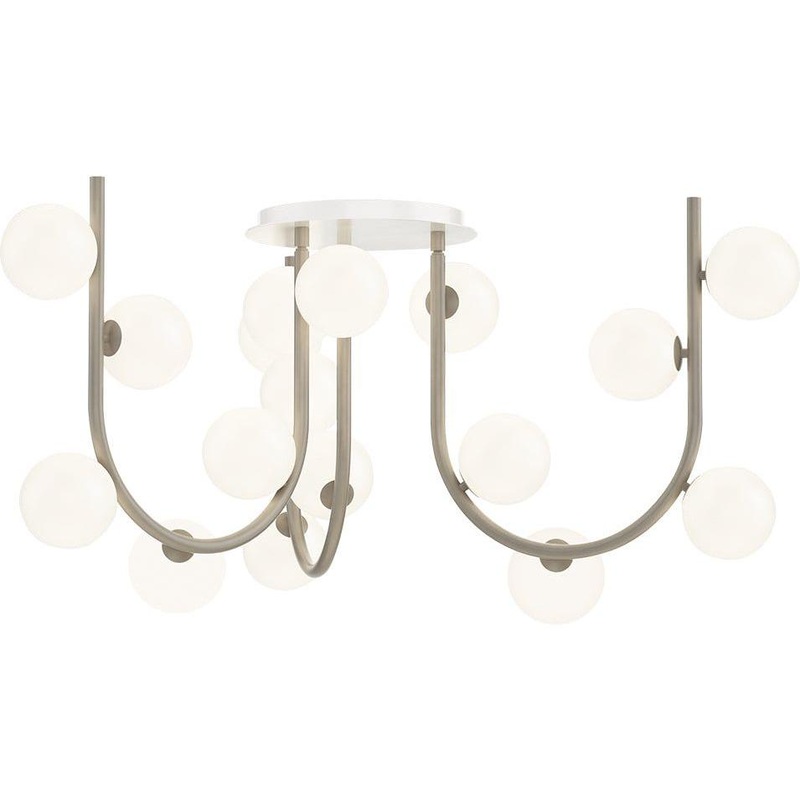 Contour MTO 18-Light Fixed Pendant Taupe