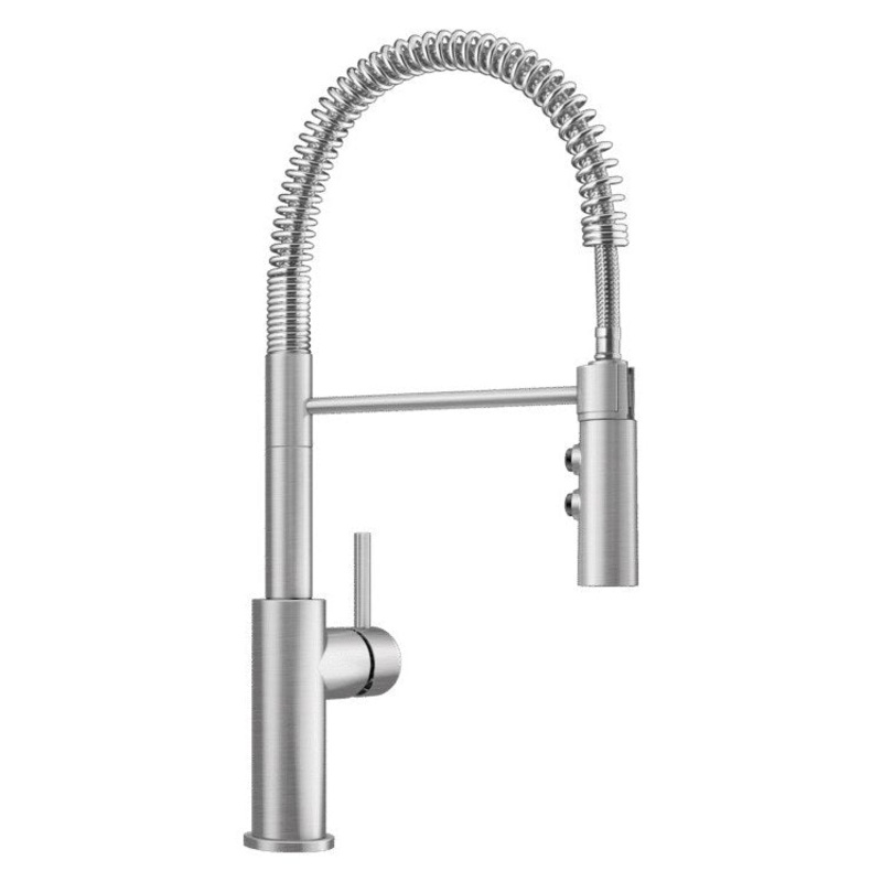 Kitchen Faucet Catris Semi-Pro 1 Lever CALGreen Stainless Steel 1.5 Gallons per Minute