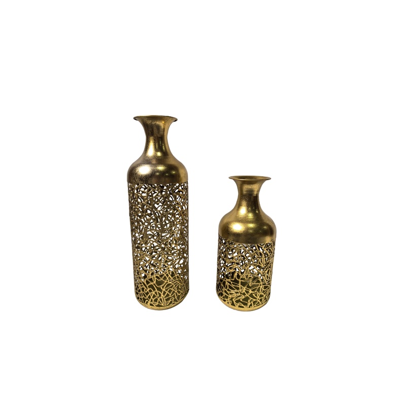 Maya Vase – Large – Gold