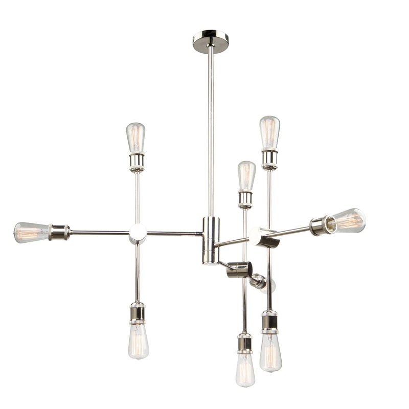 Tribeca Chandelier – Polished Nickel / 35.00