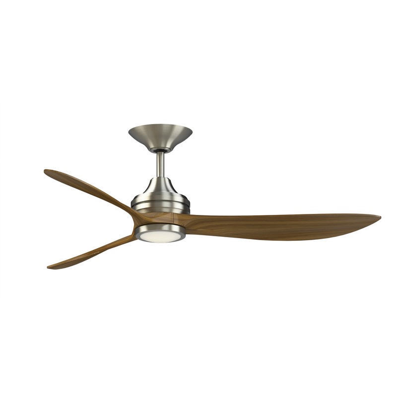 60″Ceiling Fan from the Aviara Collection in Brushed Nickel Finish by Fanimation