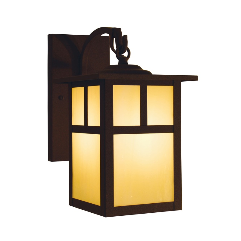 Arroyo MB-6TOF-RB Mission One Light Wall Mount Rustic Brown