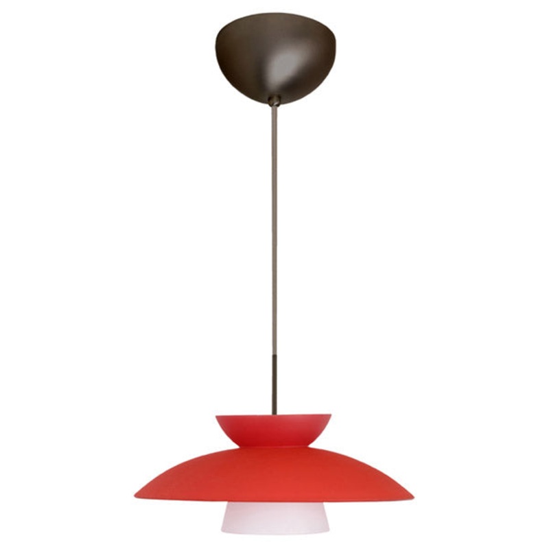 Besa 1JC-451331-BR Trilo One Light Pendant Bronze