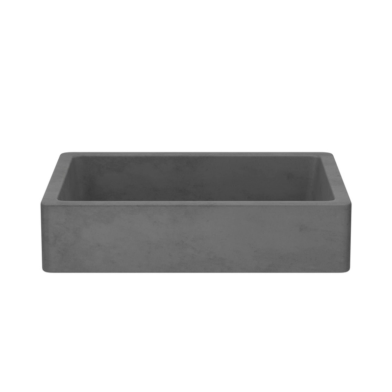 Native Trails NSL1915-S Nipomo Native Stone Universal-Mount Bathroom Sink, Slate (Showroom Display)