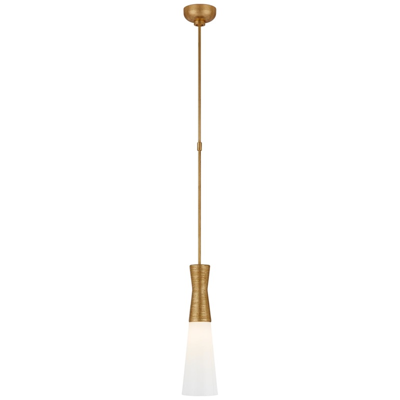 One Light Pendant from the Utopia Collection in Gild Finish by Visual Comfort Signature