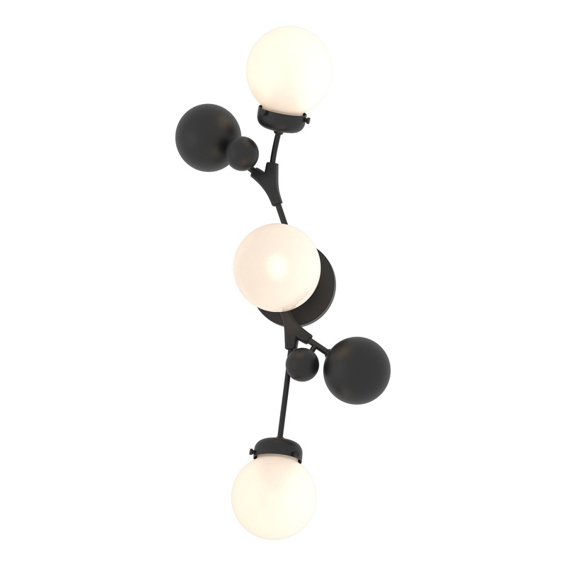 Sprig Sconce Black Opal Glass (GG)