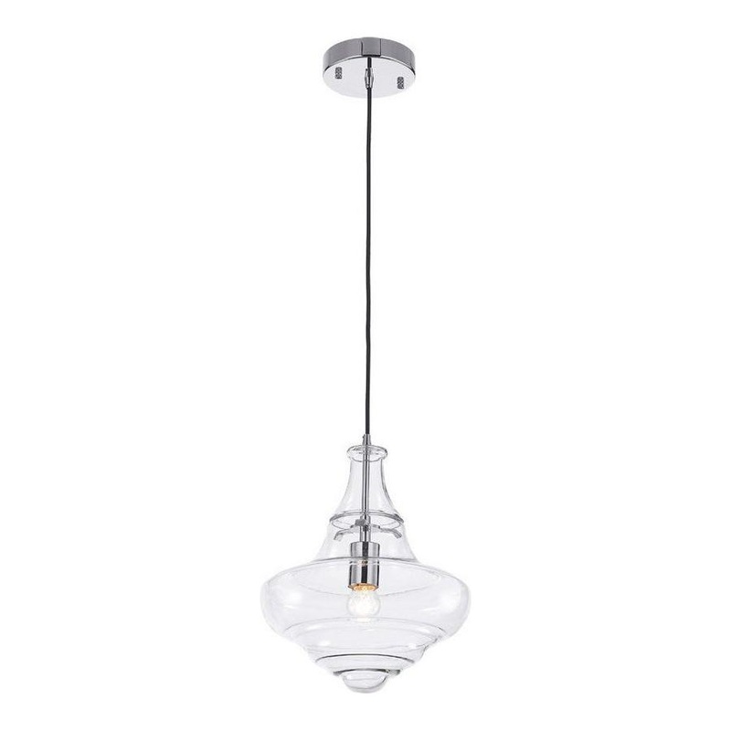 Vintage 1-Light Pendant Chrome