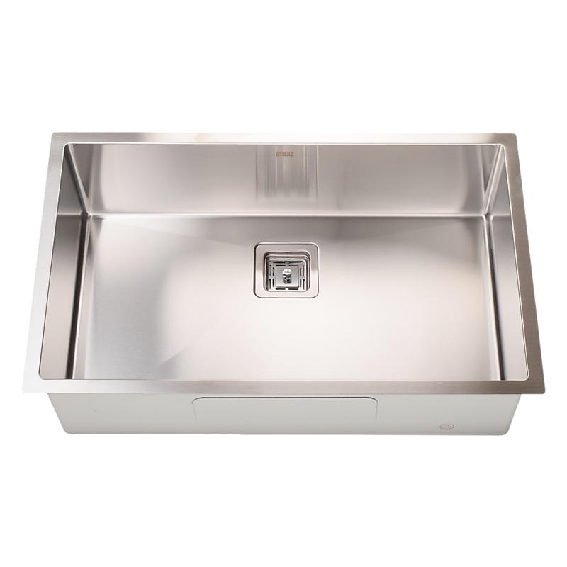 810x505mm Handmade 1.5mm Stainless Steel Undermount / Topmount Kitchen Sink with Square Waste