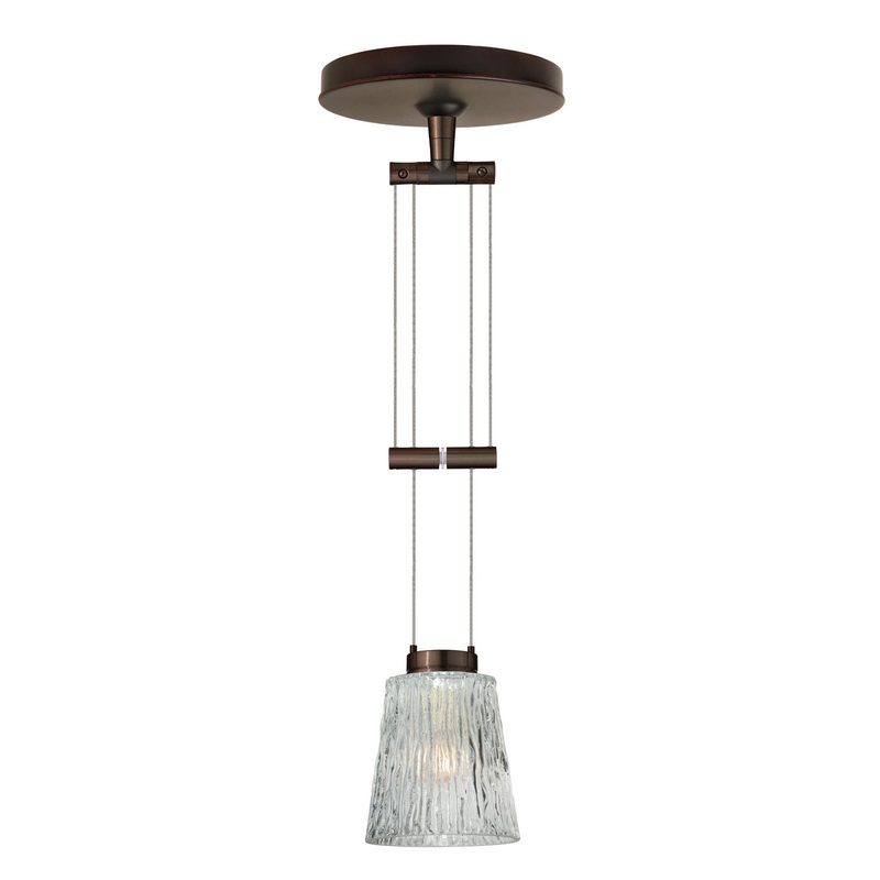 Besa 1XA-512500-BR Nico One Light Pendant Bronze