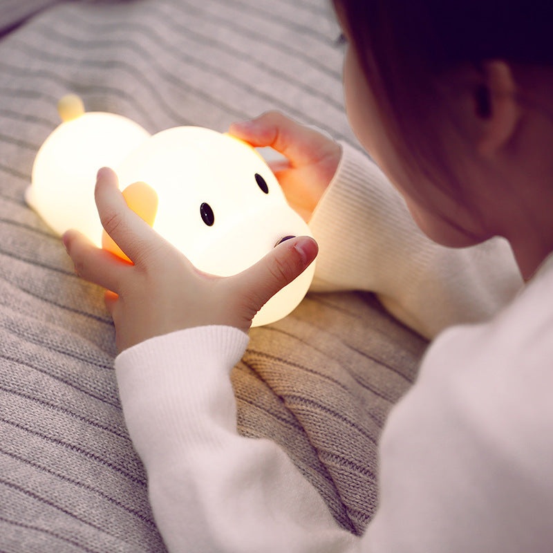 Dopey Dog Children’s Silicone Night Light with Tap Control