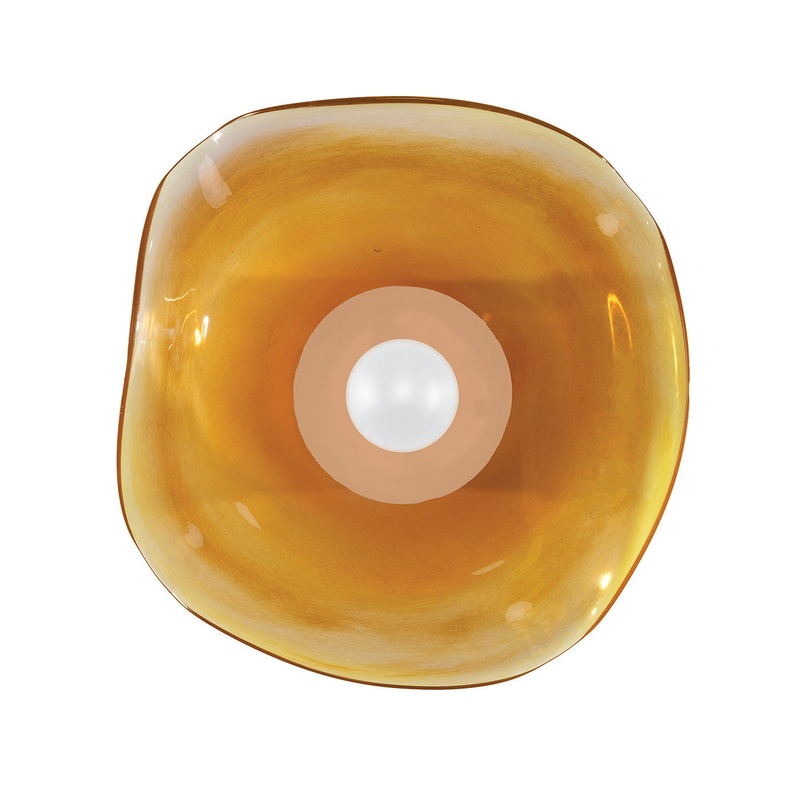 Embark 16″H Sconce White/Amber