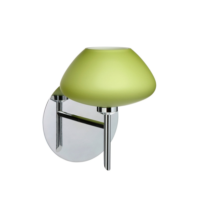 One Light Wall Sconce from the Peri Collection in Chrome Finish by Besa