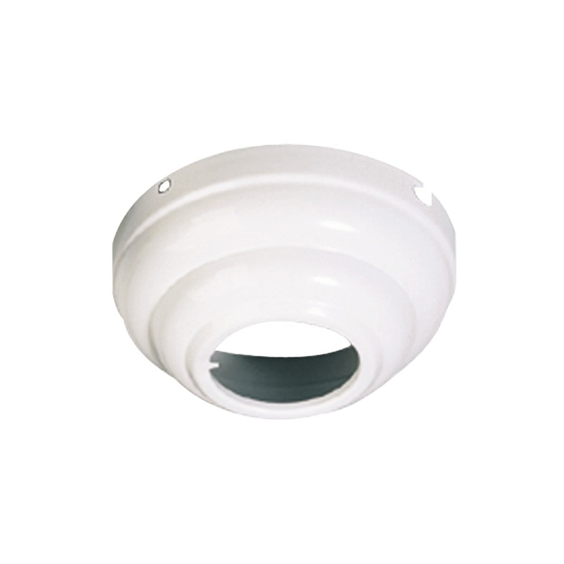 Slope Ceiling Adapter from the Universal Collection in Matte White Finish by Visual Comfort Fan