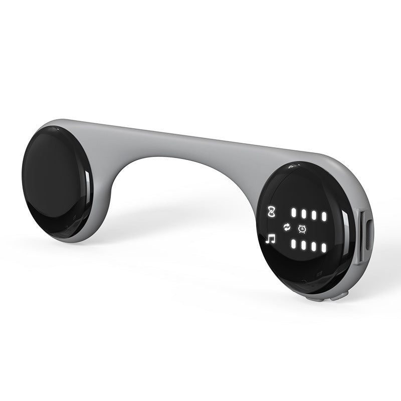 Under-Pillow Bone Conduction Sleep Speaker – Bluetooth 5.4, White Noise, TF Card, LED Display & Timer(Gray)