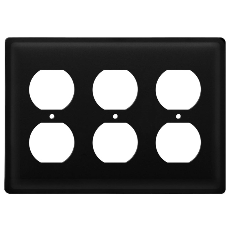 Village Wrought Iron EOOO-87 Triple Plain Triple Outlet Cover CUSTOM Product