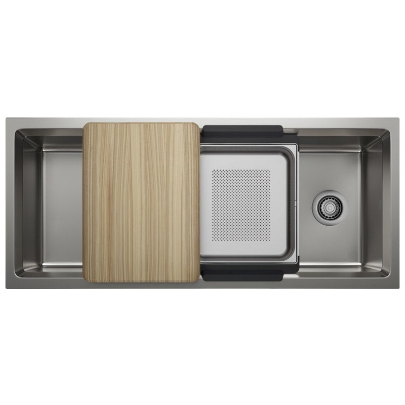 Workstation Inteos 45 Inch Satin Brushed Silgranit