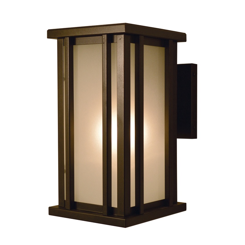 Arroyo GLB-6F-RB Glencoe One Light Wall Mount Rustic Brown
