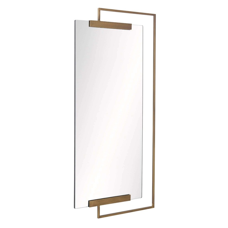 Arteriors WMI03 Princeton Mirror Antique Brass