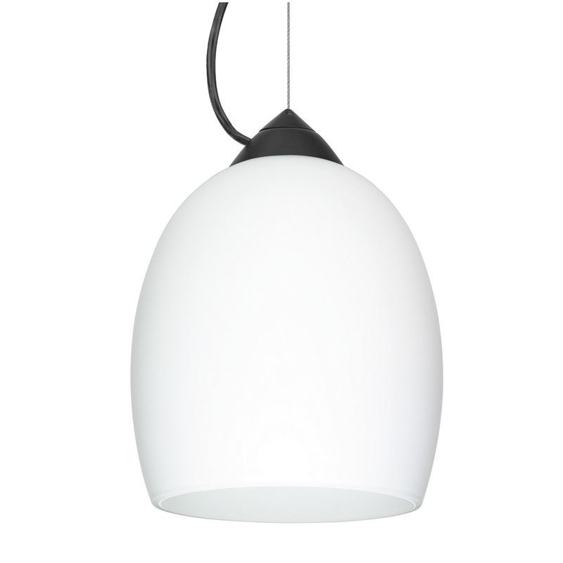 Besa 1KX-169707-BK Besa Lucia Pendant One Light Pendant Black