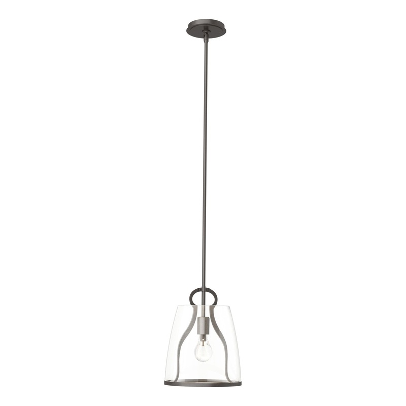 Caliper Pendant Oil Rubbed Bronze Clear Glass (ZM)