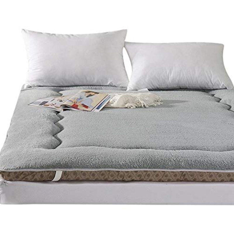 Imbottitura Materasso Pad Dormitorio Pad Cuscino Materasso Futon Leggero Materassino In Fibra Tripla Comfort Portatile