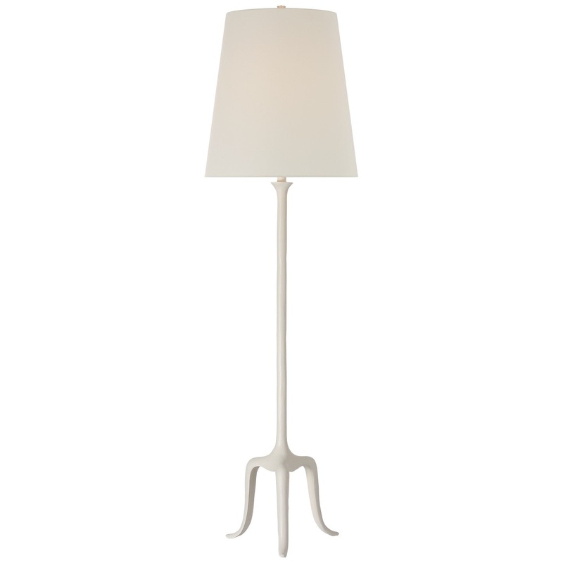 LED Floor Lamp from the Mathilde Collection in Plaster White Finish by Visual Comfort Signature