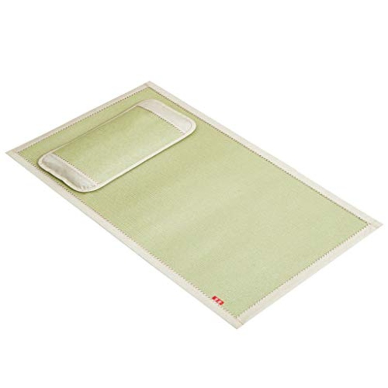 MBY Materassino in bamb, Culla Bambini Seta Ghiacciata Malacca Sedili Doppia Faccia Scuola Materna Pisolino Speciale Stuoia di Paglia (Size : 70140cm)