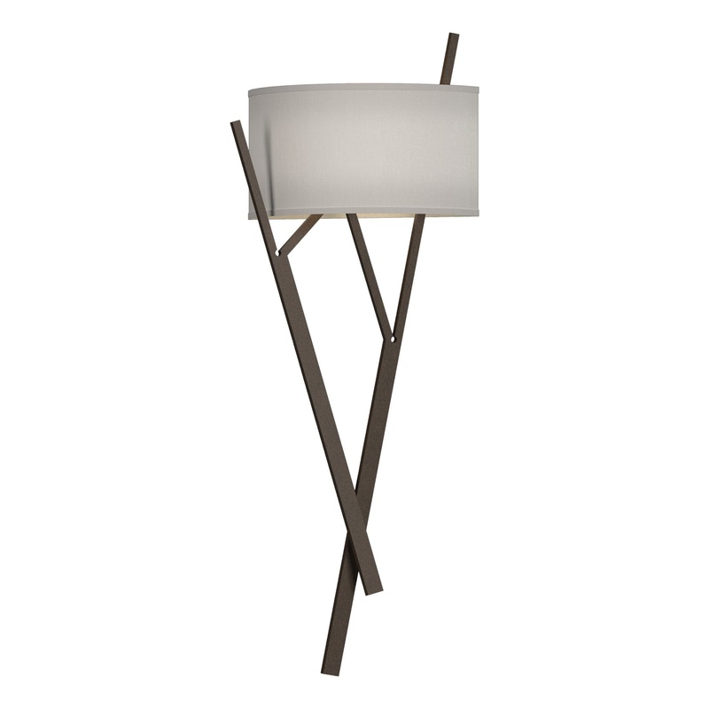Arbo Sconce Bronze Natural Anna Shade (SF)