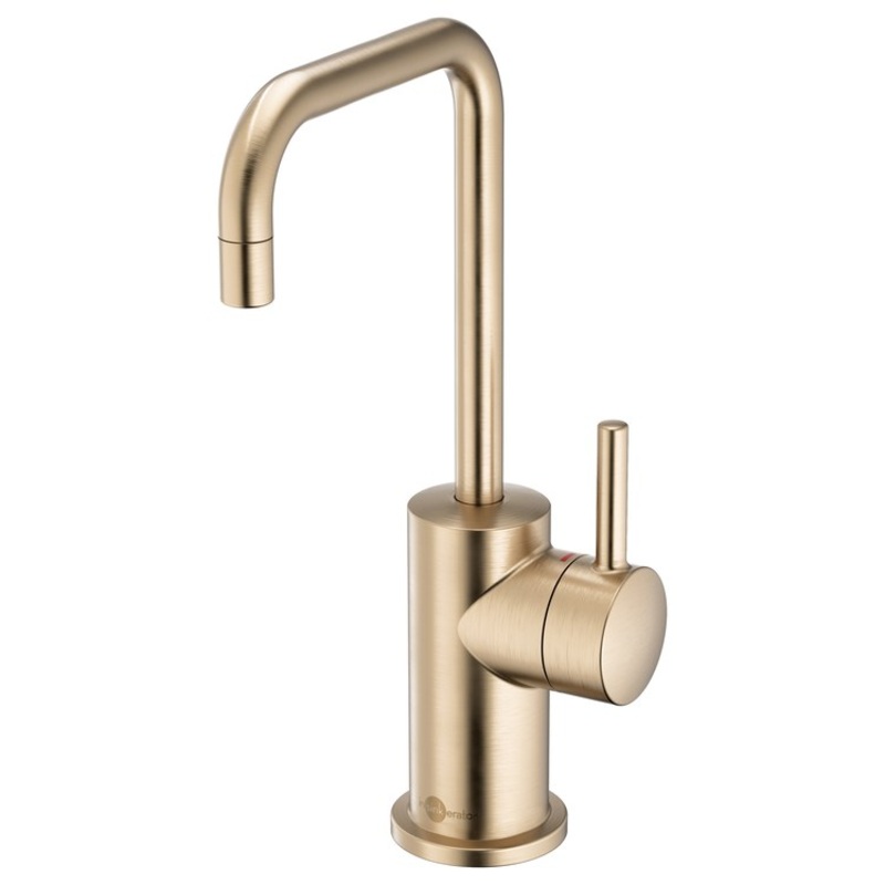 Hot Water Dispenser Showroom Modern 3020 Instant 1 Lever ADA Mid Arc Swivel 360 DEG Brushed Bronze