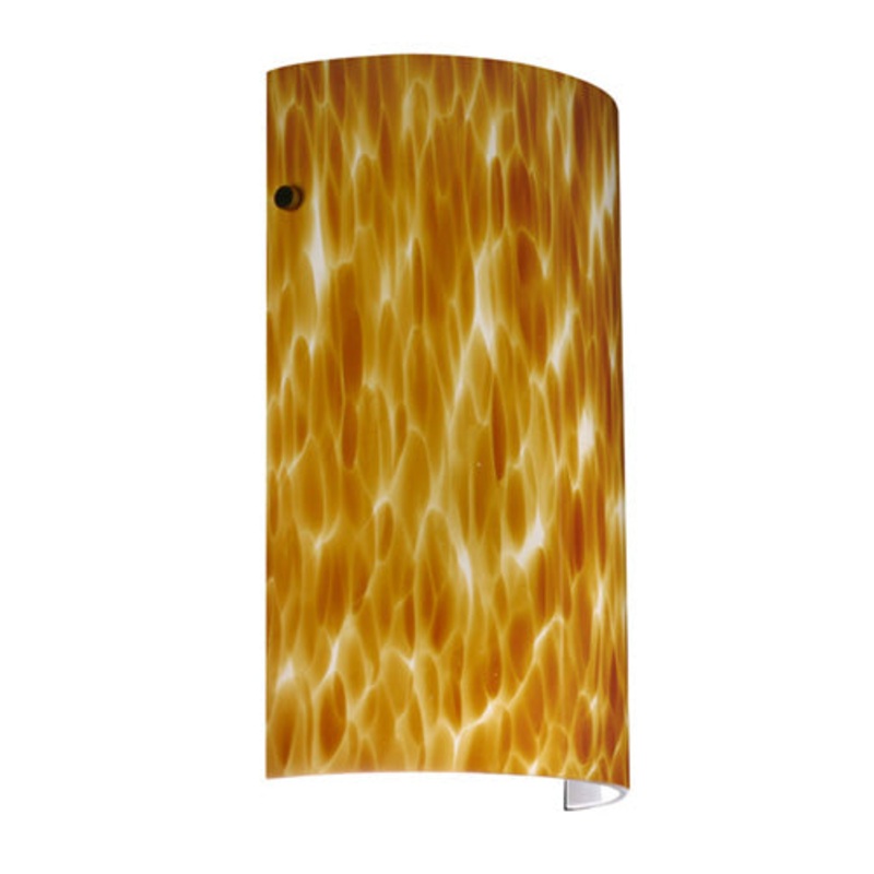 One Light Wall Sconce from the Tamburo Collection in Bronze Finish by Besa