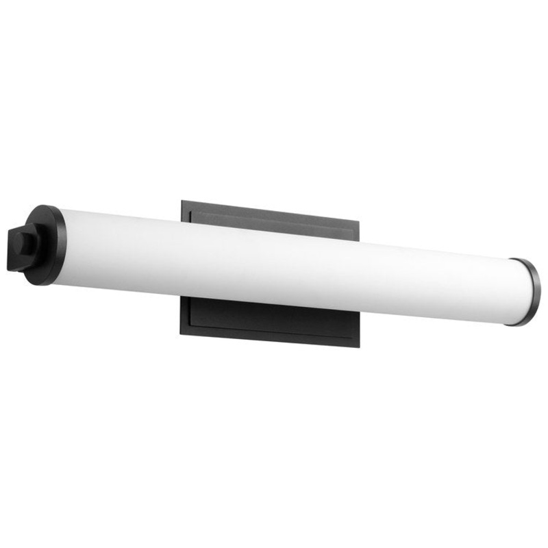 Tempus Two-Light 24″ LED Bathroom Vanity Fixture – Black