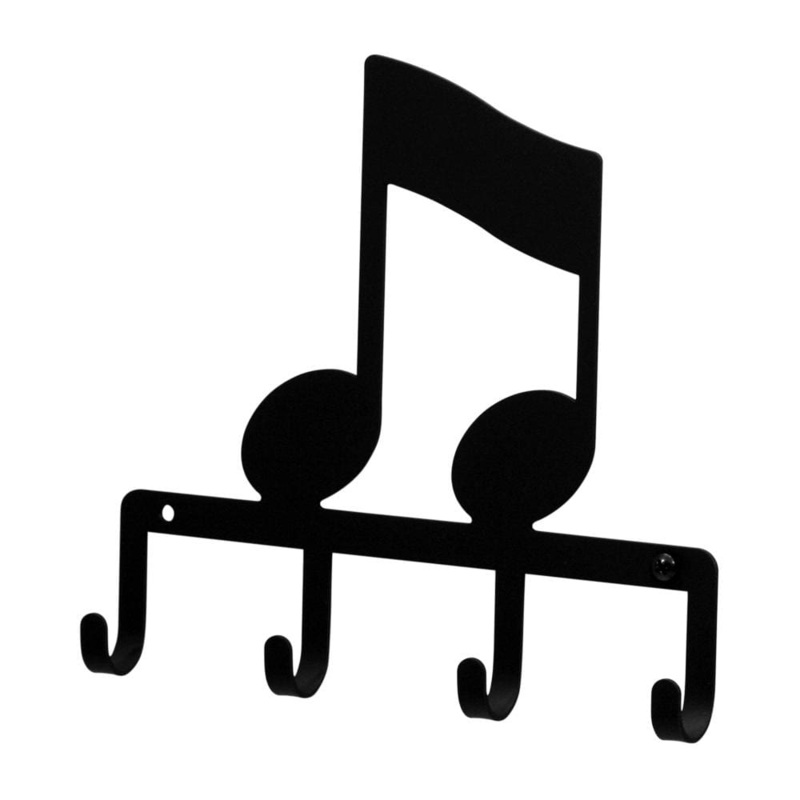Village Wrought Iron KH-134 Music Note Key Holder