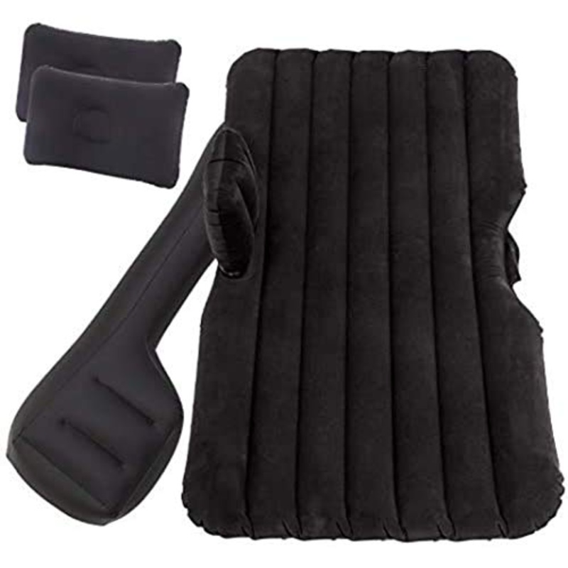 Appoggio Auto gonfiabile letto Letto gonfiabile for le automobili, Viaggi posteriore letto, materasso in automobile, auto Divano, Sedile posteriore, cuscino d’aria letto ( Color : Black )