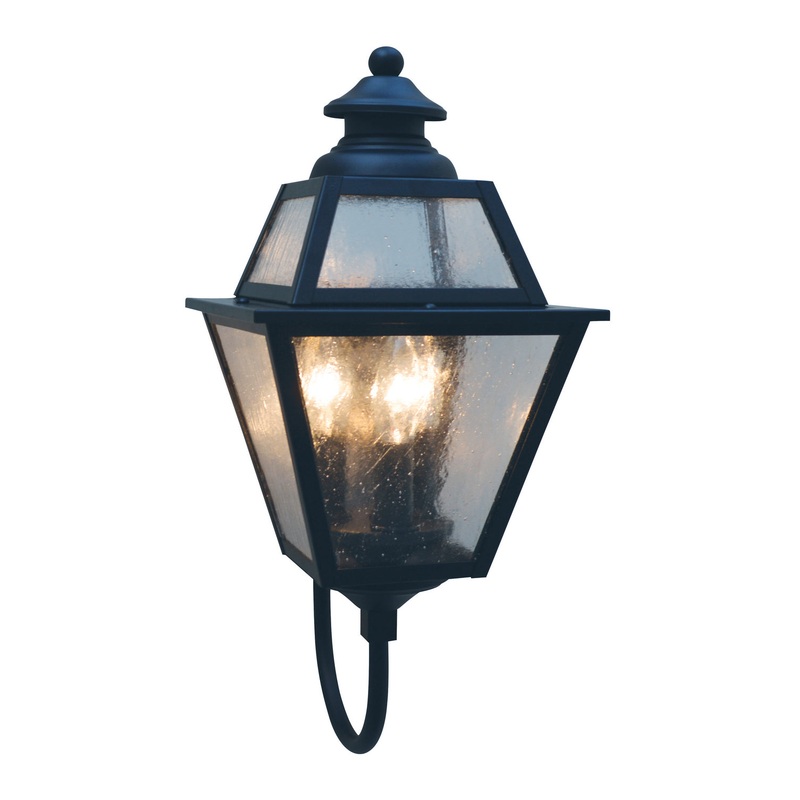 Arroyo INB-8GRCS-BK Inverness Three Light Wall Mount Satin Black