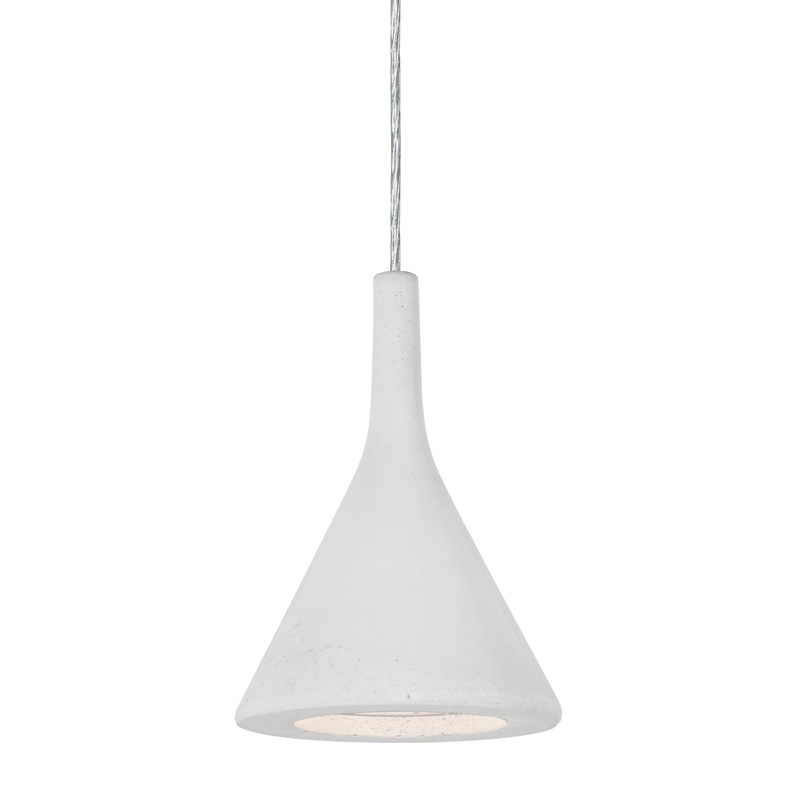 Besa 1JT-GALAWH-LED-SN Gala One Light Pendant Satin Nickel
