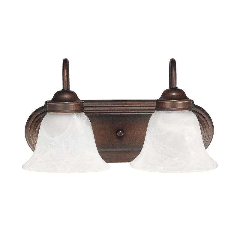 Capital Lighting 1032BB-118 Arthur 2 Light Vanity Burnished Bronze